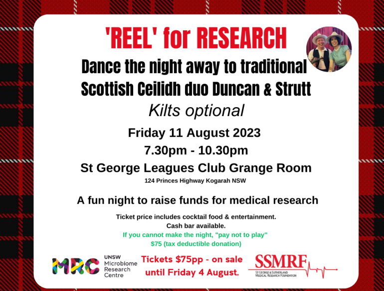 Microbiome Research Centre Reel for research fundraiser 2023 - Kilts Optional